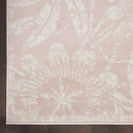 Nourison Whimsicle Floral Pink 5' x 7' Area Rug, Easy Cleaning, Non Shedding, Bed Room, Living Room, Dining Room, Kitchen (5x7)