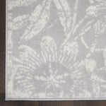 Nourison Whimsicle Floral Grey 4' x 6' Area Rug, Easy Cleaning, Non Shedding, Bed Room, Living Room, Dining Room, Kitchen (4x6)