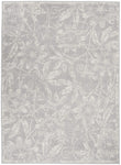 Nourison Whimsicle Floral Grey 4' x 6' Area Rug, Easy Cleaning, Non Shedding, Bed Room, Living Room, Dining Room, Kitchen (4x6)