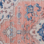 Nourison Fulton Vintage Coral 2' x 3' Area -Rug, Easy -Cleaning, Non Shedding, Bed Room, Living Room, Dining Room, Kitchen (2x3)