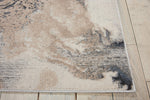Nourison Maxell Modern Abstract Grey 6' x 9' Area Rug, (6' x 9')