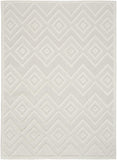 Nourison Versatile Indoor/Outdoor Ivory/White 4' x 6' Area Rug, Easy Cleaning, Non Shedding, Bed Room, Living Room, Dining Room, Deck, Backyard, Patio, High Traffic Area (4x6)