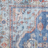 Nourison Fulton Vintage Blue 1'10" x 5' Area -Rug, Easy -Cleaning, Non Shedding, Bed Room, Living Room, Dining Room, Kitchen (2x5)