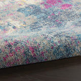 Nourison Passion Abstract Ivory/Multi 2'2" x 10' Area -Rug, Easy -Cleaning, Non Shedding, Bed Room, Living Room, Dining Room, Kitchen (2x10)