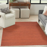 Nourison Washable Essentials Modern Brick 4' x 6' Area Rug, Non Shedding, Bed Room, Living Room, Dining Room, Kitchen (4x6)