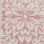 Nourison Jubilant 6' Runner Ivory Pink Fabric Transitional Area Rug