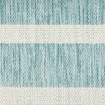 Nourison Positano Indoor/Outdoor Aqua Ivory 4' x 6' Area -Rug, Easy -Cleaning, Non Shedding, Bed Room, Living Room, Dining Room, Deck, Backyard, Patio (4x6)