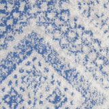 Nourison Whimsicle Tribal Ivory Blue 4' x 6' Area Rug, Easy Cleaning, Non Shedding, Bed Room, Living Room, Dining Room, Kitchen (4x6)