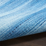 Nourison Vintage Home Modern Blue 6' x 9' Area -Rug, Easy -Cleaning, Non Shedding, Bed Room, Living Room, Dining Room, Backyard, Deck, Patio (6x9)