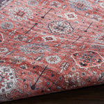 Nourison Fulton Vintage Rust 1'10" x 5' Area -Rug, Easy -Cleaning, Non Shedding, Bed Room, Living Room, Dining Room, Kitchen (2x5)