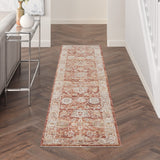 Nourison Petra Traditional Traditional Vintage Ivory 2'3" x 10'2" Area -Rug, Easy -Cleaning, Non Shedding, Bed Room, Living Room, Dining Room, Kitchen (2x10)