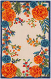 Nourison Aloha 3' x 4' Multicolor Fabric Contemporary Area Rug (3' x 4')