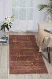 Nourison Somerset Nature Multicolor 2' x 5'9'' Area-Rug, Easy-Cleaning, Non Shedding, Bed Room, Living Room, Dining Room, Kitchen (2x6)