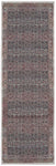Nourison Brilliance Machine Washable Traditional Vintage Emerald 2' x 6' Area Rug, Easy Clean, Non Shedding, Bed Room, Living Room, Dining Room, Kitchen (2x6)