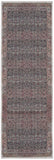 Nourison Brilliance Machine Washable Traditional Vintage Emerald 2' x 6' Area Rug, Easy Clean, Non Shedding, Bed Room, Living Room, Dining Room, Kitchen (2x6)