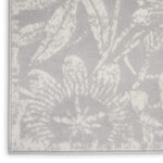 Nourison Whimsicle Floral Grey 4' x 6' Area Rug, Easy Cleaning, Non Shedding, Bed Room, Living Room, Dining Room, Kitchen (4x6)