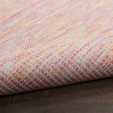 Nourison Positano Indoor/Outdoor Rainbow 4' x 6' Area Rug, Easy Cleaning, Non Shedding, Bed Room, Living Room, Dining Room, Backyard, Deck, Patio (4x6)