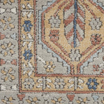 Nourison Concerto Bohemian Grey/Multi 6'7" x 9'6" Area -Rug, Easy -Cleaning, Non Shedding, Bed Room, Living Room, Dining Room, Kitchen (7x10)