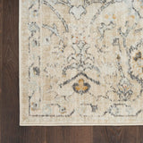 Nourison Oushak Home Traditional Cream 4'1" x 5'11" Area -Rug, Easy -Cleaning, Non Shedding, Bed Room, Living Room, Dining Room, Kitchen (4x6)