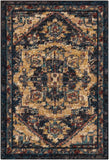 Nourison Nourison 2020 Persian Midnight 2' x 3' Area -Rug, Easy -Cleaning, Non Shedding, Bed Room, Living Room, Dining Room, Kitchen (2x3)