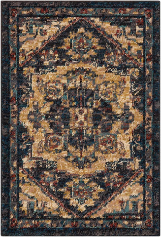Nourison Nourison 2020 Persian Midnight 2' x 3' Area -Rug, Easy -Cleaning, Non Shedding, Bed Room, Living Room, Dining Room, Kitchen (2x3)