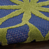 Nourison Aloha Indoor-Outdoor Navy Multicolor 2'8" x 4' Area Rug, Easy Cleaning, Non Shedding, Bed Room, Living Room, Dining Room, Backyard, Deck, Patio (3x4)