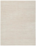Nourison Santa Cruz Modern Ivory Grey 9' x 12' Area Rug, Easy Cleaning, Non Shedding, Bed Room, Living Room, Dining Room, Kitchen (9x12)