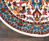 Nourison Oakdale Area Rug, 5'3" XROUND, IVORY