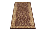 Nourison Somerset Floral Brown 2' x 2'9" Area -Rug, Easy -Cleaning, Non Shedding, Bed Room, Living Room, Dining Room, Kitchen (2x3)