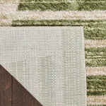Nourison Astra Machine Washable Ivory Olive 5'3" x 7' Area Rug Easy Clean, Non Shedding, Bed Room, Living Room, Dining Room, Kitchen (5' x 7')