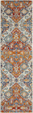 Nourison Passion Bohemian Multicolor 2'2" x 7'6" Area -rug, Easy -cleaning, Non Shedding, Bed Room, Living Room, Dining Room, Kitchen (2x8)