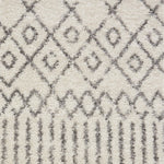 Nourison Passion Bohemian Ivory/Grey 1'10" x 2'10" Area -rug, Easy -cleaning, Non Shedding, Bed Room, Living Room, Dining Room, Kitchen (2x3)
