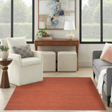 Nourison Washable Essentials Modern Brick 4' x 6' Area Rug, Non Shedding, Bed Room, Living Room, Dining Room, Kitchen (4x6)