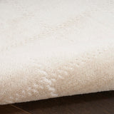 Nourison Serenity Home Geometric Ivory 5'3" x 7'3" Area -Rug, Easy -Cleaning, Non Shedding, Bed Room, Living Room, Dining Room, Backyard, Deck, Patio (5x7)