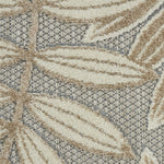 Nourison Aloha Indoor/Outdoor Natural 2'3" x 8' Area Rug, Easy Cleaning, Non Shedding, Bed Room, Living Room, Dining Room, Backyard, Deck, Patio (2x8)