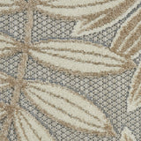 Nourison Aloha Indoor/Outdoor Natural 9'6" x 13' Area Rug, Easy Cleaning, Non Shedding, Bed Room, Living Room, Dining Room, Backyard, Deck, Patio (10x13)