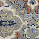 Nourison Home Allur All-over design Grey 5'3" x 7'3" Area Rug, Easy Clean, Non Shedding, Bed Room, Living Room, Dining Room, Kitchen (5x7)