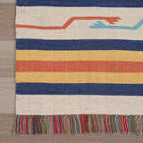 Nourison Baja Tribal Ivory 3'6" x 5'6" Area Rug, Easy Clean, Non Shedding, Bed Room, Living Room, Dining Room, Kitchen (3x5)