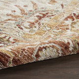 Nourison Petra Traditional Traditional Vintage Ivory 2'3" x 10'2" Area -Rug, Easy -Cleaning, Non Shedding, Bed Room, Living Room, Dining Room, Kitchen (2x10)