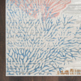 Nourison Pompeii 8' Runner Multi-Color Fabric Area Rug