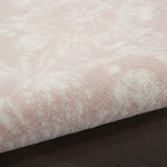 Nourison Whimsicle Floral Pink 5' x 7' Area Rug, Easy Cleaning, Non Shedding, Bed Room, Living Room, Dining Room, Kitchen (5x7)