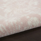 Nourison Whimsicle Floral Pink 5' x 7' Area Rug, Easy Cleaning, Non Shedding, Bed Room, Living Room, Dining Room, Kitchen (5x7)
