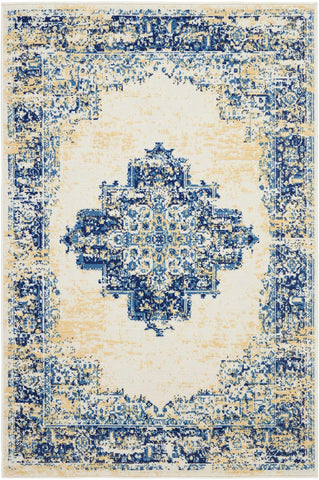 Nourison Grafix 3'9" x 5'9" White Transitional Indoor Rug Polypropylene