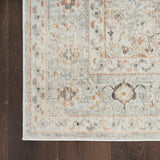 Nourison Oushak Home Traditional Light Grey 4'1" x 5'11" Area -Rug, Easy -Cleaning, Non Shedding, Bed Room, Living Room, Dining Room, Kitchen (4x6)