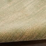 Nourison Essentials 10' Runner Green Gold Fabric Area Rug