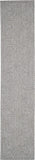 Nourison Palamos Indoor/Outdoor Light Grey 2'2" x 10' Area Rug, Easy Cleaning, Non Shedding, Bed Room, Living Room, Dining Room, Backyard, Deck, Patio (2x10)