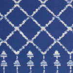Nourison Whimsicle Moroccan Navy 4' x 6' Area Rug, Easy Cleaning, Non Shedding, Bed Room, Living Room, Dining Room, Kitchen (4x6)