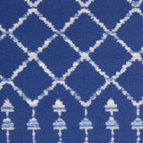Nourison Whimsicle Moroccan Navy 4' x 6' Area Rug, Easy Cleaning, Non Shedding, Bed Room, Living Room, Dining Room, Kitchen (4x6)