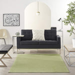 Nourison Essentials 4' x 6' Green Fabric Outdoor Area Rug (4' x 6')