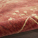 Nourison Somerset Rustic Flame 2' x 2'9" Area-Rug, Easy-Cleaning, Non Shedding, Bed Room, Living Room, Dining Room, Kitchen (2x3)